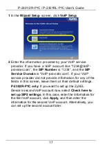 Preview for 17 page of ZyXEL Communications 2R-P1C User Manual