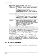 Предварительный просмотр 204 страницы ZyXEL Communications 802.11g HomePlug AV ADSL2+ Gateway P-660HWP-Dx User Manual