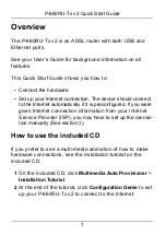 Предварительный просмотр 2 страницы ZyXEL Communications ADSL2+ Ethernet / USB Router P-660RU-Tx v2 Quick Start Manual