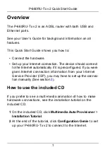 Preview for 2 page of ZyXEL Communications ADSL2+ Ethernet / USB Router P-660RU-Tx v2 Quick Start Manual