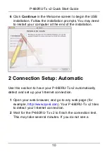 Preview for 11 page of ZyXEL Communications ADSL2+ Ethernet / USB Router P-660RU-Tx v2 Quick Start Manual