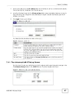 Предварительный просмотр 87 страницы ZyXEL Communications AMG1202-T10A User Manual