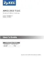 ZyXEL Communications AMG1302-T11C User Manual preview