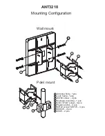 Preview for 1 page of ZyXEL Communications ANT-3218 - MOUNTING Configuration