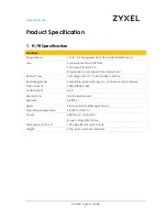 Preview for 9 page of ZyXEL Communications AURORA CAM3115 User Manual