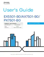 ZyXEL Communications AX7501-B0 User Manual preview