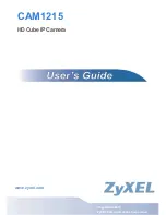 Preview for 1 page of ZyXEL Communications CAM1215 User Manual