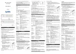 Preview for 1 page of ZyXEL Communications Dimension ES-116P User Manual