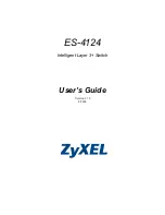 Preview for 1 page of ZyXEL Communications Dimension ES-4124 User Manual