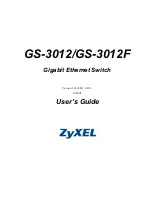 ZyXEL Communications Dimension GS-3012 User Manual preview