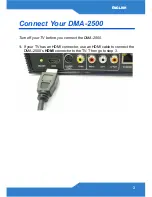 Preview for 3 page of ZyXEL Communications DMA-2500 Quick Start Manual
