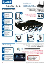 ZyXEL Communications EMG2306-R10A Quick Start Manual предпросмотр