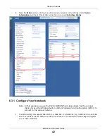 Предварительный просмотр 42 страницы ZyXEL Communications EMG3425-Q10A User Manual