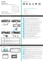 Preview for 1 page of ZyXEL Communications EMG5523-T50B Quick Start Manual