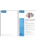 ZyXEL Communications ENTERPRISE NETWORK CENTER Brochure предпросмотр