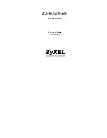 ZyXEL Communications ES-105 User Manual preview