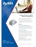 Preview for 1 page of ZyXEL Communications ES-105A Specifications