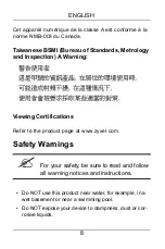 Preview for 9 page of ZyXEL Communications ES-116S User Manual