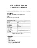 ZyXEL Communications ES-2108-G Release Note preview