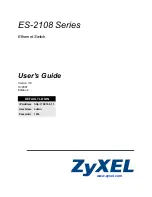 Preview for 1 page of ZyXEL Communications ES-2108 User Manual