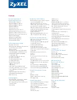 Preview for 5 page of ZyXEL Communications ES-3124F Specifications