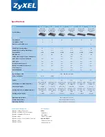 Preview for 3 page of ZyXEL Communications ES1100 Series Brochure