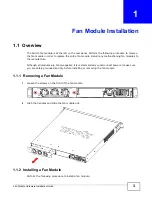 Предварительный просмотр 3 страницы ZyXEL Communications FAN500 Installation Manual