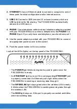 Предварительный просмотр 5 страницы ZyXEL Communications FSG2200HNU Quick Start Manual