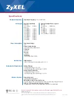 Preview for 2 page of ZyXEL Communications G-200v2 Specifications