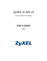 Предварительный просмотр 1 страницы ZyXEL Communications G-302 V3 User Manual