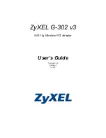 Preview for 1 page of ZyXEL Communications G-302 User Manual