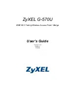 ZyXEL Communications G-570U User Manual preview