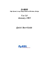 ZyXEL Communications G-6000 Quick Start Manual preview