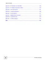 Preview for 22 page of ZyXEL Communications G.SHDSL.bis 4-port Security Gateway P-793H User Manual