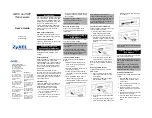 Preview for 1 page of ZyXEL Communications GBIC-LHX1310-40 User Manual