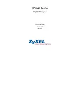 ZyXEL Communications GN600 Series User Manual preview