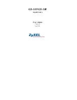 ZyXEL Communications GS-105 User Manual preview