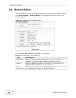Предварительный просмотр 74 страницы ZyXEL Communications GS2200-24 Series User Manual