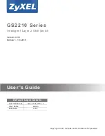 ZyXEL Communications GS2210-24 User Manual preview