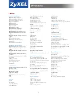 Preview for 5 page of ZyXEL Communications GS2210-48 Specifications