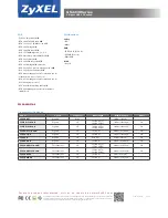 Preview for 6 page of ZyXEL Communications GS2210-48 Specifications