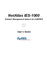 Preview for 1 page of ZyXEL Communications IES-1000 - ANNEXE 7 User Manual