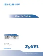 Preview for 1 page of ZyXEL Communications IES-1248-51A User Manual