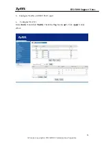 Preview for 54 page of ZyXEL Communications IES-5000 Series Support Notes