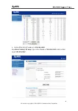 Preview for 62 page of ZyXEL Communications IES-5000 Series Support Notes