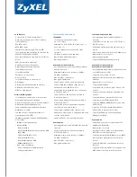 Preview for 3 page of ZyXEL Communications IES-6000 - ANNEXE 749 Brochure & Specs