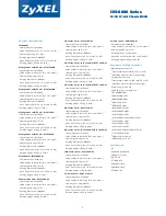 Preview for 5 page of ZyXEL Communications IES-6000 Series Specification