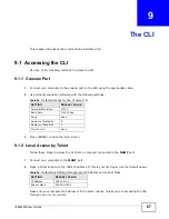 Предварительный просмотр 67 страницы ZyXEL Communications IES4005M User Manual