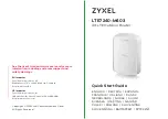 Preview for 1 page of ZyXEL Communications LTE7240-M403 Quick Start Manual