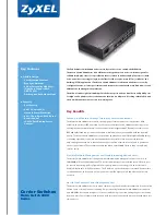 Preview for 1 page of ZyXEL Communications METRO 2000 Datasheet